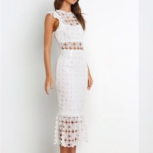 Petal and Pup Lauren Dress White